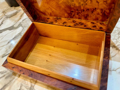 Jewelry box organizer thuya wood box Perfect Gift for Weddings