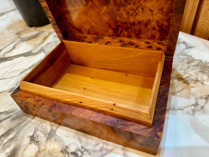 Jewelry box organizer thuya wood box Perfect Gift for Weddings